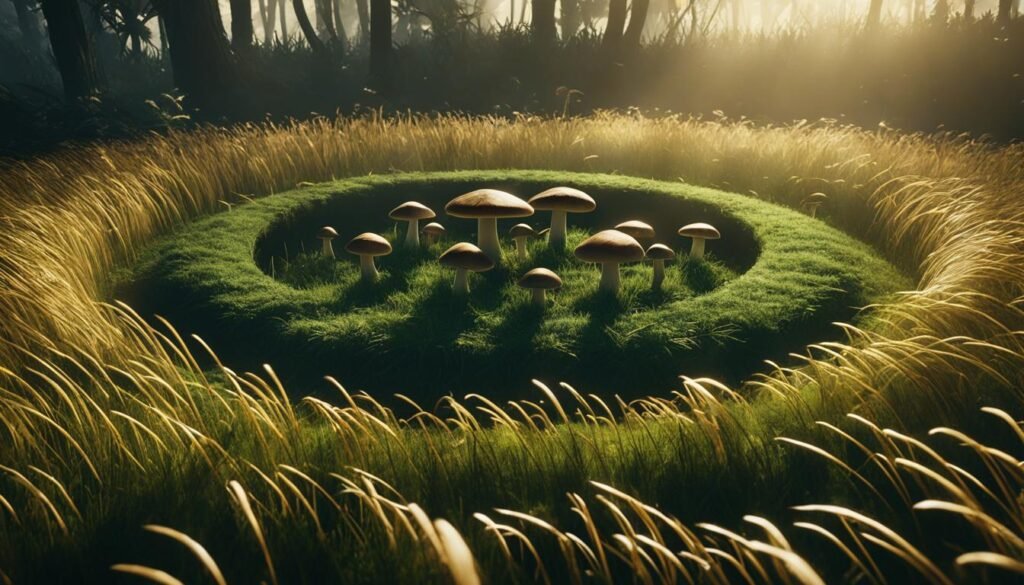 mystical interpretation of fairy rings in grass