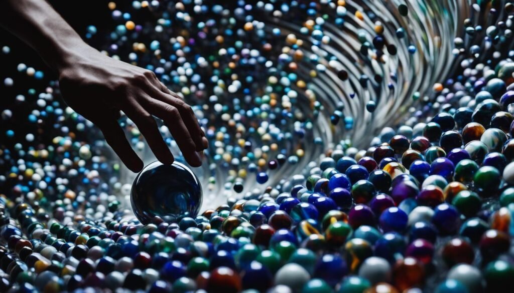 tapping into the timelessness of marbles